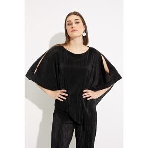 Joseph Ribkoff Exposed Shoulder Top Style 233265 - Black NWT